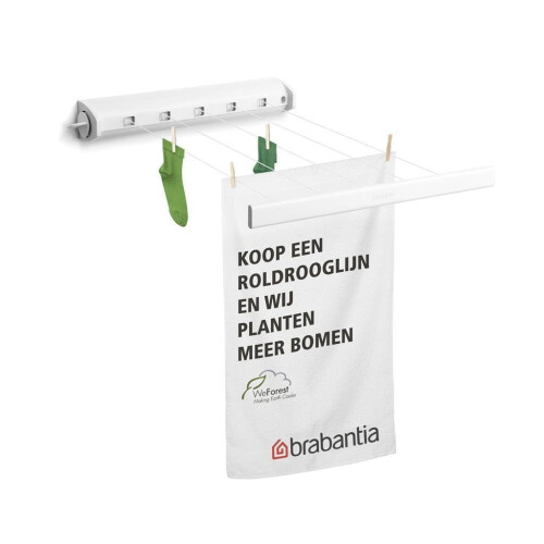 Brabantia Brabantia Retractable Indoor Washing Line - White 2