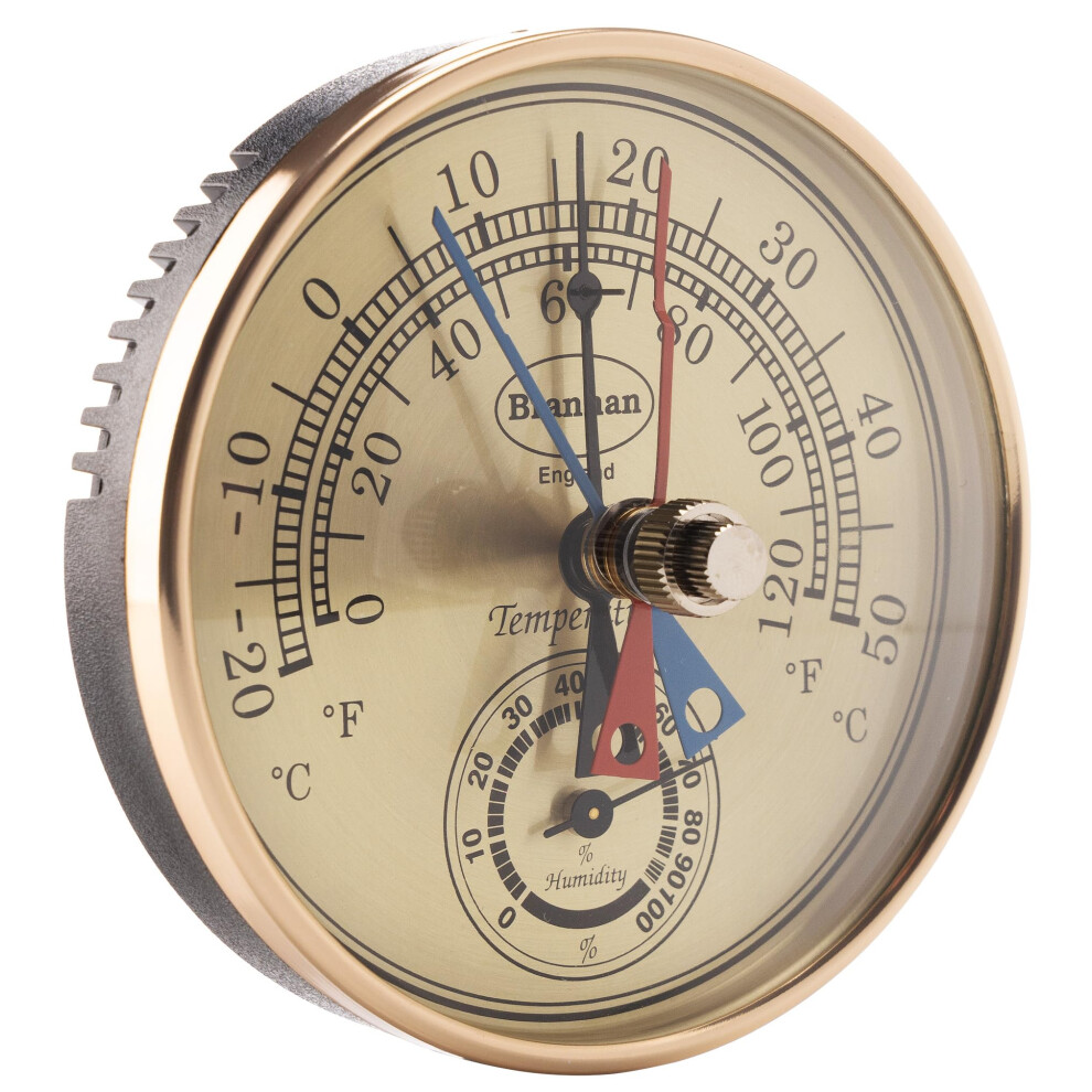 Brannan Max Min Thermometer And Hygrometer - Ideal Greenhouse Thermometer And Humidity Meter To Monitor Maximum And Minimum Temperatures And Humidity