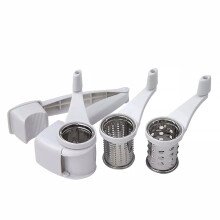 Dexam Rotary Cheese Grater ? Stainless Steel Blades, Multi-Purpose Use, Easy to Clean, Dishwasher Safe