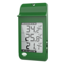 Brannan Digital Max Min Greenhouse Thermometer - Monitor Maximum and Minimum Temperatures For Use In The Garden or Home Indoor Outdoor Greenhouse