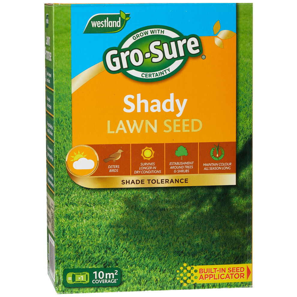 Westland Gro-Sure 20500185 Shady Lawn Seed, 10 M2, 300 G, Green
