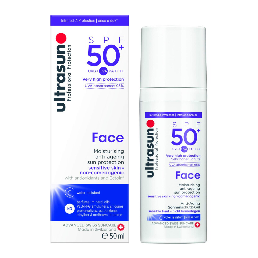 Ultrasun Anti-Ageing Face SPF50+ 50ml , Pack of 1