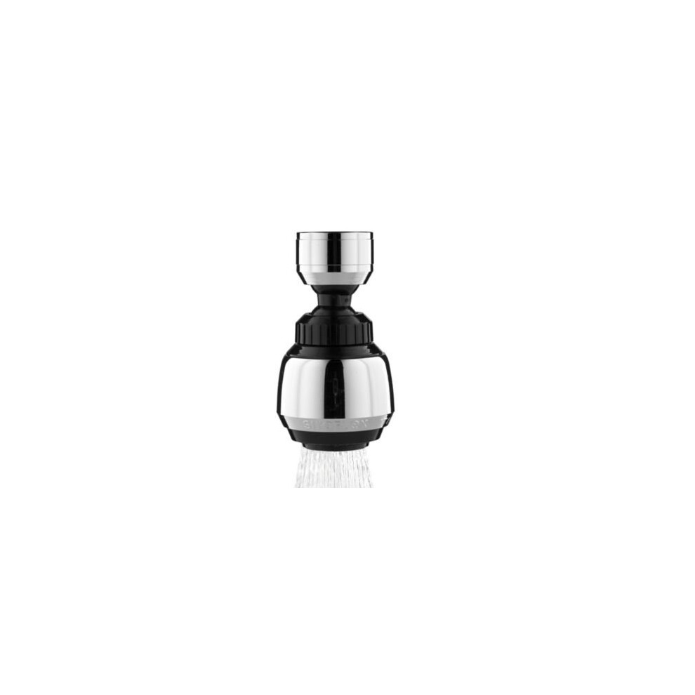 Lakeland Tap Adapta 360 ?Swivel Spray Adjuster Water Saving Aerator - Black & Chrome