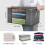 Clothes Storage Bag 4Pack 90L Large Capacity Solution Organizer for Clothes, Duvets, Comforters, Blankets, Bedding with Zip and Clear Window 2