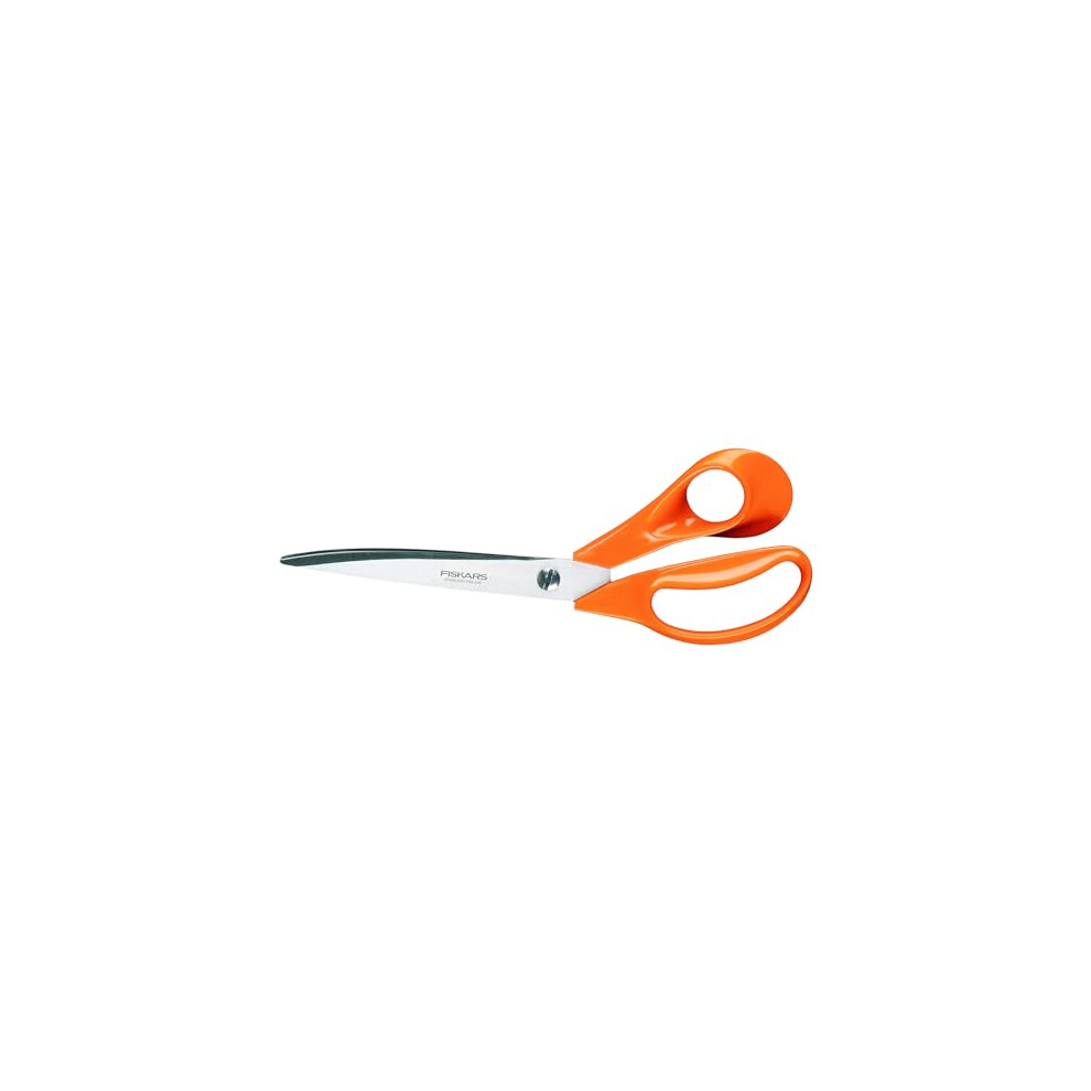 Fiskars Professional Universal Scissors 25cm Length Right Handed Stainless Steel Blade/Plastic Handles Orange Classic 1005151