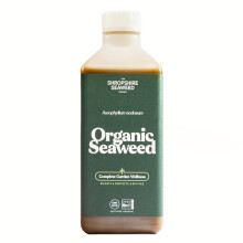 Premium Certified Organic Liquid Seaweed Fertilizer - Concentrated Feed for Plants, Lawns, and Vegetables - The Shropshire Seaweed Company (1L)