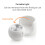 Auraglow Battery Operated Motion Activated PIR Sensor Removable Cordless LED Security Light (White, without Batteries) 5