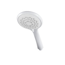 Triton Showers Showerhead | Bathroom Accessory | Water | 5 Spray Patterns | High Pressure Shower Heads | 8000 Series | White Finish | Head Set |