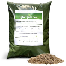 GBW Grass Seed 1kg - Covers up to 60 m2 (645 ft2) - Premium Quality Lawn Seed - Rapid Growth ? Can Germinate as Quick as 10 days - Hard Wearing