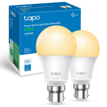 Tapo L510B (2-Pack) B22 Smart Bulb, Alexa Light Bulb, WiFi Smart Light Bulb, Dimmable, 8.3W (60W), Schedule & Timer, Away Mode, Energy Saving, Preset