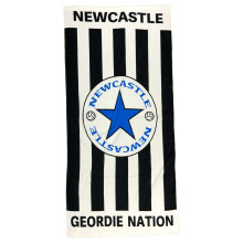 Beyond Happy Newcastle Giant Geordie Beach & Bath Towel, 100% Cotton & 150cm X 75cm, Newcastle Toon Holiday Beach Towel, Big Bath Towel for Newcastle