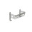 Croydex Croydex Aluminium Large Basket - Bathroom Storage Solution, Wall-Mounted Shower Caddy with Hooks, Chrome Bathroom Accessory, Rust-Free, Includes Wall 1