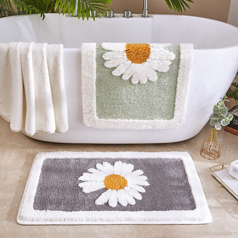 ChicMojo Bath Mat, Non Slip Bathroom Mat with Ultra Soft Microfibers, Shower Rug with Strong Water Absorbent, Antibacterial Rubber Back, Quick-drying,-image-OPC-PHC9CVS-NEW