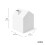 Umbra Umbra Casa Tissue Box Cover, White 3