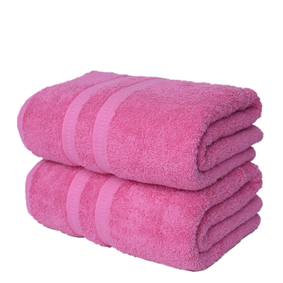 FB 2x Extra Large Super Jumbo Bath Sheets (100 x 200 cm-600 GSM) Luxury 100% Egyptian Combed Cotton Towel Super Soft Premium Hotel Quality Quick Dry-image-OPC-PHC9DR6-NEW