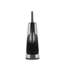 Brabantia 414640 Toilet Brush and Holder - Brilliant Steel, Steel/Black