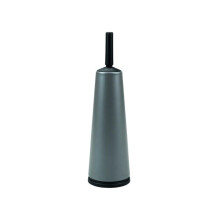 Brabantia Toilet Brush and Holder (Platinum) Corrosion Resistant, Easy Clean Bathroom Accessory Set, One Size, (477324)