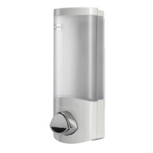 Croydex Wall Mounted Soap Dispenser - Eliminates Shower Clutter, Easy to Refill and Has a Pre-Measured Pump for Your Shower Gel, Shampoo and