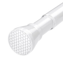 Shower Curtain Rail Extendable Curtain Poles 70-130 cm Tension Rods for Curtains Net Curtain Rods Extendable Shower Curtain Rod Telescopic Curtain