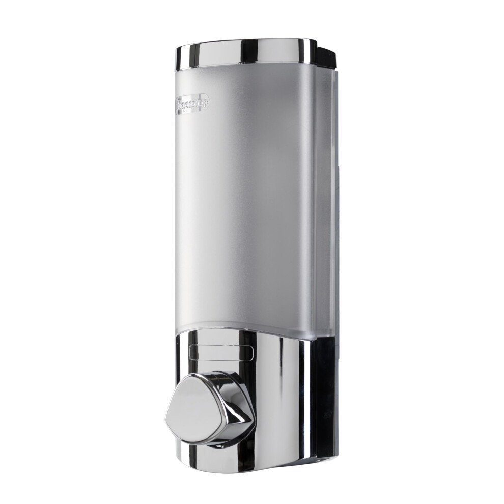 Croydex Wall Mounted Soap Dispenser - Eliminates Bathroom Clutter, Easy to Refill and Has a Pre-Measured Pump for Your Shower Gel, Shampoo and
