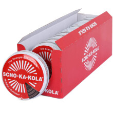 Scho-Ka-Kola German Caffeine Chocolate – Set of 10 Bars with Natural Caffeine from Cocoa, Kola Nut & Coffee