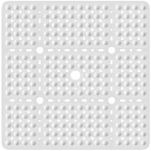 XIYUNTE Large Square Shower Mat Non Slip Anti Mould - 70x70cm Extra Large Non Slip Shower Mats for Inside Shower, Anti Slip Shower Mat for Elderly,