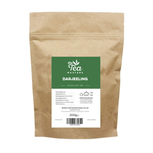 The Tea Masters Loose Leaf Tea - Darjeeling (1x200g)
