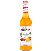 MONIN Premium Mango Syrup 700ml for Cocktails and Mocktails. Vegan-Friendly, Allergen-Free, 100% Natural Flavours and Colourings