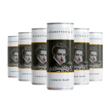 Longbottom & Co. Virgin Mary, 250ml Can x 6, Real Spiced Tomato Juice Never From Concentrate, Bloody Mary Mix, Vegan and Gluten-Free