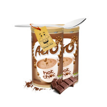 Hot Chocolate Bundle Includes: 2x Aero Chocolate (288g each tube) Instant Hot Chocolate Kit Powder Drink Mix and 1x Stainless Little Spoon by Donny &