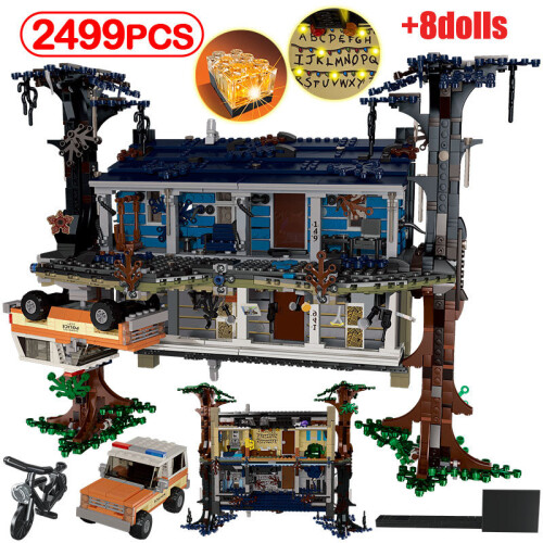 (Paper Instructions) Stranger Things Upside 75810 Building Kit | Upside Stranger Things set - Blocks 1