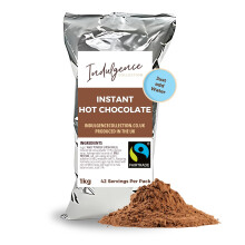 Indulgence Collection - Instant Hot Chocolate 1kg - Premium, Sustainable Cocoa Powder - Quick and Convenient Fairtrade Chocolate Drink - Rich and