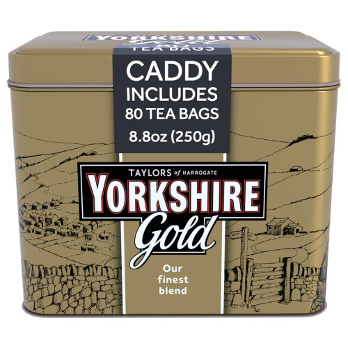 Yorkshire Tea Yorkshire Gold Tea Caddy 80 Bags