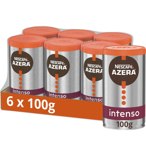 Nescafe Nescafe AZERA Intenso Instant Coffee 100g (Pack of 6)