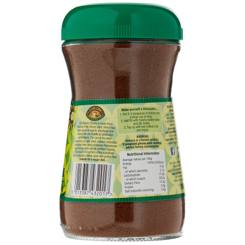 Organic Instant Chicory Drink 2 x 100g jars 1