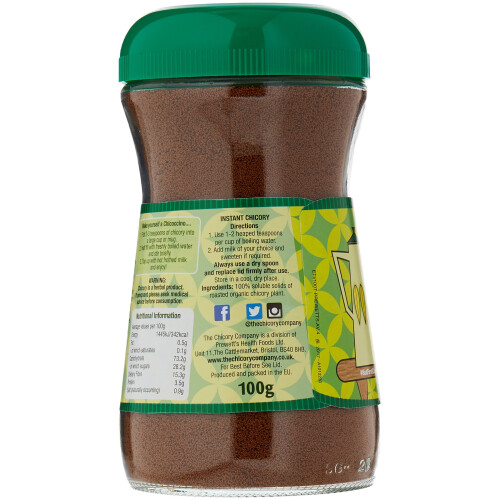 Organic Instant Chicory Drink 2 x 100g jars 2