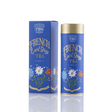 TWG Tea | French Earl Grey | Loose Leaf Black Tea | Bergarmot & Blue Cornflowers | Haute Couture Tin, 100g | Gift Set