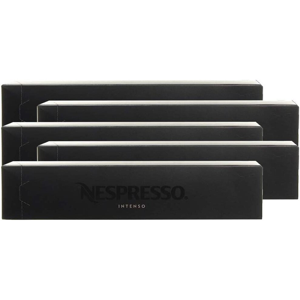 Nespresso Vertuo Coffee Machine Pods (Altissio - Intensity 9, 5 Boxes - 50 Pods)
