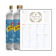 Cordial Bundle which Contains Schweppes Peppermint Cordial 1L - Pack of 2 with Grocery List Card