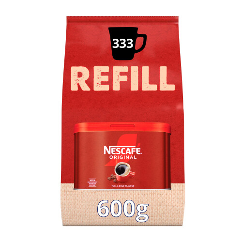 Nescafe NESCAF? Original Medium Roast Instant Coffee Refill Pouch 600g