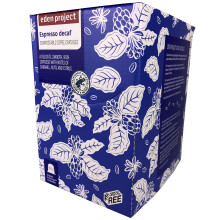 THE EDEN PROJECT Home Compostable Coffee Pods - Compatible with Nespresso Original system coffee machines - EXTRA VALUE 100 POD PACK (Decaf Italian