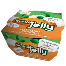 Fruitypot Mandarin in Orange Flavour Jelly, 18 x 120 g Pots