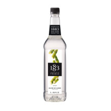 1883 Maison Routin Premium Cane Sugar Syrup for Cocktails, Mocktails, Coffee & Iced Tea PET 1L