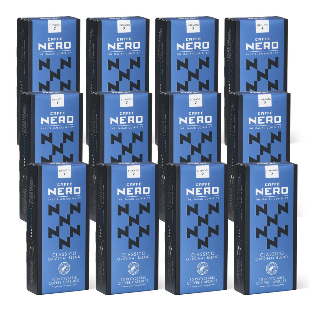 Caffè Nero Caff? Nero - Classico Signature Blend Coffee Pods (120 Count (Pack Of 1), Classico 120)