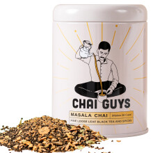 Chai Guys Masala Chai Tea - CTC BOP Loose Leaf Tea with Cinnamon, Cardamom, Ginger, Fennel, Black Pepper & Cloves - Aromatic & Spiced Indian Blend -
