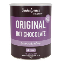 Indulgence Collection Original Hot Chocolate 2kg, 80 Servings - Premium, Sustainable Cocoa Powder - Rich and Velvety Drinking Chocolates Perfect for