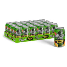 Levi Roots Caribbean Crush Sparkling Fruit Drink - Grapefruit, Mango & Juicy Pineapple, 330ml Cans (Case of 24)