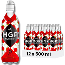 MGP Sugar Free Hydration Drink, 12 x 500ml Multipack, Sports Recovery Electrolytes, Low Carbs, Fat Free, Gluten Free, Vegan Friendly, Vitamin C, B3,