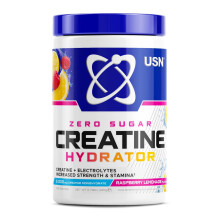 USN Creatine Hydrator - Creatine Monohydrate & Electrolyte Powder Drink with Himalayan Pink Salt & Sugar Free. Supports Muscle Growth, Strength &