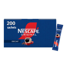 NESCAF? Original Decaf Instant Coffee Sachets - 200 x 1.8g Sticks